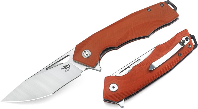 BESTECH Zatvárací nôž TOUCAN Linerlock - orange (BG14D-1)