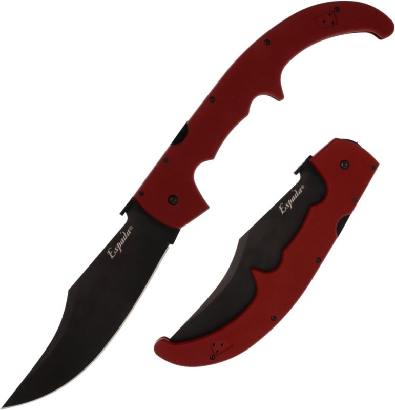 COLD STEEL Zatvárací nôž ESPADA XL G-10 AUS10A - ruby red (62MGC-RRBK)